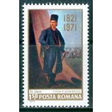 ROM2592M-SELO 150º ANIVERSÁRIO DA MORTE DE TUDOR VLADIMIRESCU - ROMÊNIA - 1971 - MINT