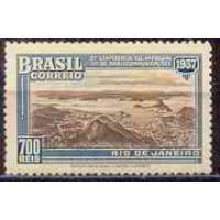 SB0117N-SELO 2ª CONFERÊNCIA SULAMERICANA DE RADIOCOMUNICAÇÕES, 700 RÉIS - 1937 - N SB0117N-SELO 2ª CONFERÊNCIA SULAMERICANA DE RADIOCOMUNICAÇÕES, 700 RÉIS - 1937 - N