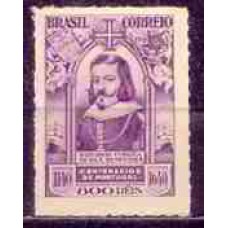 SB0166N-SELO CENTENÁRIOS DE PORTUGAL FILIGRANA 'P', 800 RÉIS - 1940/41 - N