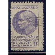 SB0168U-SELO 4º CENTENÁRIO DA COMPANHIA DE JESUS - 1941 - U