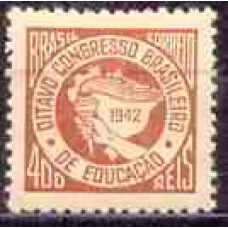 SB0176N-SELO 8º CONGRESSO BRASILEIRO DE EDUCAÇÃO - 1942 - N