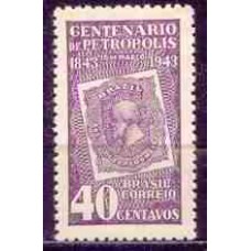 SB0179M-SELO CENTENÁRIO DE PETRÓPOLIS - 1943 - MINT