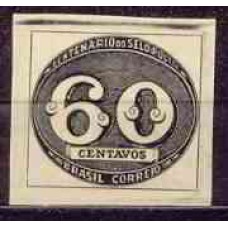SB0181M-SELO CENTENÁRIO DO SELO BRASILEIRO, 60 CTS - 1943 - MINT