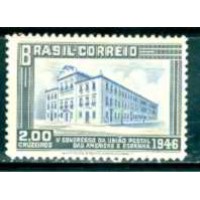 SB0218N-SELO 5º CONGRESSO DA UNIÃO POSTAL DAS AMÉRICAS E ESPANHA - UPAE, CR$ 2,00 - 1946 - N SB0218N-SELO 5º CONGRESSO DA UNIÃO POSTAL DAS AMÉRICAS E ESPANHA - UPAE, CR$ 2,00 - 1946 - N