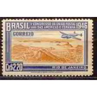 SB0219N-SELO 5º CONGRESSO DA UNIÃO POSTAL DAS AMÉRICAS E ESPANHA - UPAE, CR$ 2,20 - 1946 - N SB0219N-SELO 5º CONGRESSO DA UNIÃO POSTAL DAS AMÉRICAS E ESPANHA - UPAE, CR$ 2,20 - 1946 - N