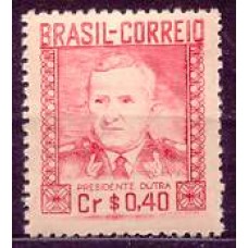 SB0232N-SELO PRESIDÊNCIA DO GENERAL EURICO GASPAR DUTRA, 40 CTS - 1947 - N