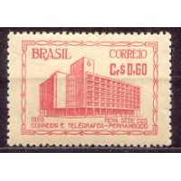 SB0259M-SELO INAUGURAÇÃO DO EDIFÍCIO DOS CORREIOS E TELÉGRAFOS DE PERNAMBUCO, 60 CTS - 1951 - MINT SB0259M-SELO INAUGURAÇÃO DO EDIFÍCIO DOS CORREIOS E TELÉGRAFOS DE PERNAMBUCO, 60 CTS - 1951 - MINT