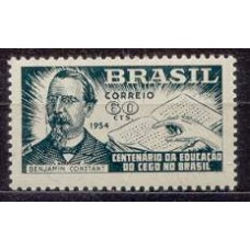 SB0347N-SELO CENTENÁRIO DA EDUCAÇÃO DO CEGO NO BRASIL - 1954 - N