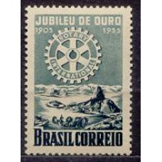 SB0358M-SELO CINQUENTENÁRIO DO ROTARY CLUB INTERNACIONAL - 1955 - MINT