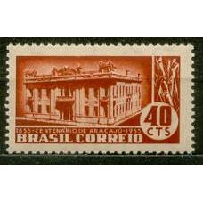 SB0360M-SELO CENTENÁRIO DE ARACAJU/SE - 1955 - MINT