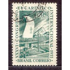 SB0365U-SELO 36º CONGRESSO EUCARÍSTICO INTERNACIONAL, 1,40 - 1955 - U