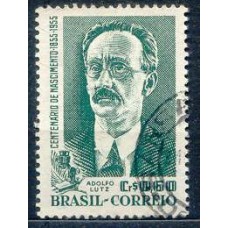 SB0371U-SELO 100 ANOS DO NASCIMENTO DO DR. ADOLPHO LUTZ - 1955 - U