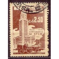 SB0403U-SELO 100 ANOS DA ESTAÇÃO CENTRAL DO BRASIL - 1958 - U SB0403U-SELO 100 ANOS DA ESTAÇÃO CENTRAL DO BRASIL - 1958 - U