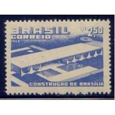 SB0418N-SELO CONSTRUÇÃO DE BRASÍLIA - 1958 - N