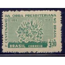 SB0444N-SELO CENTENÁRIO DA OBRA PRESBITERIANA NO BRASIL - 1959 - N