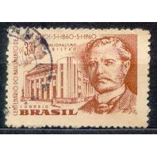 SB0446U-SELO CENTENÁRIO DO NASCIMENTO DE LUIZ DE MATOS - 1960 - U