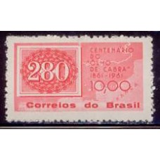 SB0466N-SELO CENTENÁRIO DOS SELOS 'COLORIDOS', 280 RÉIS - 1961 - N