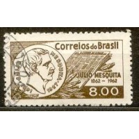SB0475U-SELO CENTENÁRIO DO NASCIMENTO DE JÚLIO MESQUITA - 1962 - U SB0475U-SELO CENTENÁRIO DO NASCIMENTO DE JÚLIO MESQUITA - 1962 - U