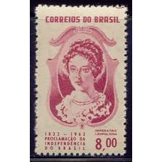 SB0476N-SELO 140º ANIVERSÁRIO DA INDEPENDÊNCIA DO BRASIL - 1962 - N