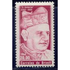 SB0513N-SELO IN MEMORIAM AO PAPA JOÃO XXIII - 1964 - N