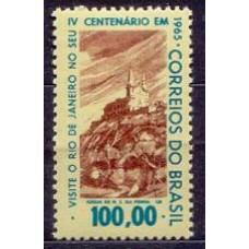 SB0516N-SELO PROPAGANDA DO 4º CENTENÁRIO DA CIDADE DO RIO DE JANEIRO, PENHA - 1964 - N