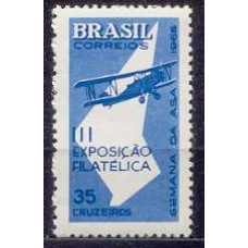 SB0540N-SELO SEMANA DA ASA E III EXPOSIÇÃO FILATÉLICA - 1965 - N
