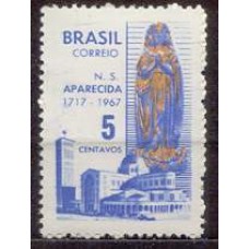 SB0581N-SELO 250º ANIVERSÁRIO DO DESCOBRIMENTO DA IMAGEM DE NOSSA SENHORA APARECIDA - 1967 - N