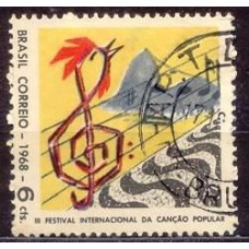 SB0609U-SELO 3º FESTIVAL INTERNACIONAL DA CANÇÃO - 1968 - U