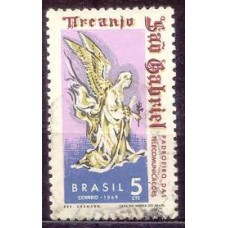 SB0629U-SELO DIA DE SÃO GABRIEL, PADROEIRO DAS TELECOMUNICAÇÕES - 1969 - U