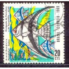 SB0639U-SELO DIVULGAÇÃO DA PSICULTURA E DA AQUARIOFILIA - 1969 - U