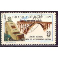 SB0645U-SELO EXÉRCITO BRASILEIRO, 20C - 1969 - U SB0645U-SELO EXÉRCITO BRASILEIRO, 20C - 1969 - U