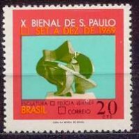 SB0647M-SELO 10ª BIENAL DE SÃO PAULO, ESCULTURA - 1969 - MINT SB0647M-SELO 10ª BIENAL DE SÃO PAULO, ESCULTURA - 1969 - MINT
