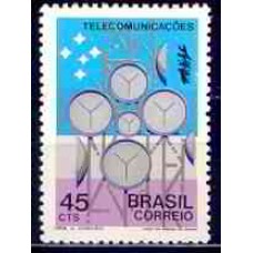 SB0734M-SELO CAMPANHA DA INTEGRAÇÃO NACIONAL, TELECOMUNICAÇÕES - 1972 - MINT