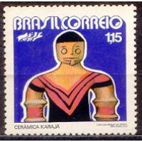 SB0747N-SELO PROMOÇÃO DO FOLCLORE NACIONAL, CERÂMICA CARAJÁ - 1972 - N SB0747N-SELO PROMOÇÃO DO FOLCLORE NACIONAL, CERÂMICA CARAJÁ - 1972 - N