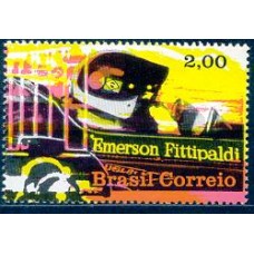 SB0758M-SELO CAMPEÃO MUNDIAL DE FÓRMULA 1 - FITTIPALDI (DO BLOCO) - 1972 - MINT SB0758M-SELO CAMPEÃO MUNDIAL DE FÓRMULA 1 - FITTIPALDI (DO BLOCO) - 1972 - MINT