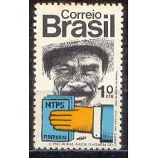 SB0765M-SELO HOMENAGEM À TERRA E AO HOMEM, PRÓ-RURAL - 1972 - MINT