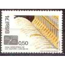 SB0867M-SELO INAUGURAÇÃO DA HIDRELÉTRICA DE ILHA SOLTEIRA - 1974 - MINT