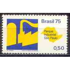 SB0873M-SELO RECURSOS ECONÔMICOS - HOMENAGEM AOS ESTADOS E TERRITÓRIOS NACIONAIS, PARQUE INDUSTRIAL - 1975 - MINT