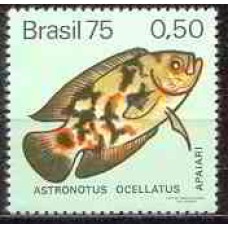 SB0887M-SELO PEIXES BRASILEIROS DE ÁGUA DOCE, APAIARI - 1975 - MINT