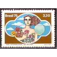 SB0905M-SELO ANO INTERNACIONAL DA MULHER - 1975 - MINT