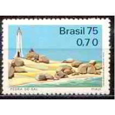 SB0917M-SELO PROPAGANDA TURÍSTICA, PEDRA DO SAL - 1975 - MINT