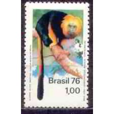 SB0936N-SELO PRESERVAÇÃO DA NATUREZA, MICO-LEÃO - 1976 - N