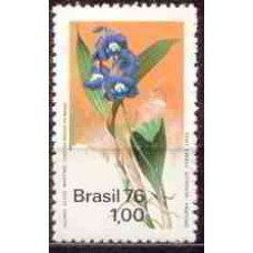 SB0937M-SELO PRESERVAÇÃO DA NATUREZA, ORQUÍDEA - 1976 - MINT