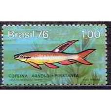 SB0940M-SELO PEIXES DE ÁGUA DOCE NO BRASIL, PIRATANTÃ - 1976 - MINT