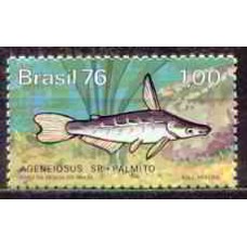 SB0943M-SELO PEIXES DE ÁGUA DOCE NO BRASIL, PALMITO - 1976 - MINT