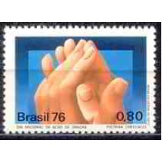 SB0968M-SELO DIA NACIONAL DE AÇÃO DE GRAÇAS - 1976 - MINT