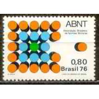 SB0971M-SELO ASSOCIAÇÃO BRASILEIRA DE NORMAS TÉCNICAS - ABNT - 1976 - MINT