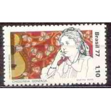 SB0980M-SELO COMPOSITORES BRASILEIROS, CHIQUINHA GONZAGA - 1977 - MINT
