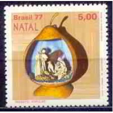 SB1015M-SELO NATAL - PRESÉPIOS POPULARES, 5,00 - 1977 - MINT