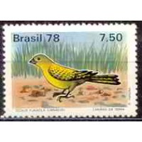 SB1036M-SELO PROTEÇÃO À FAUNA - PÁSSAROS BRASILEIROS, SICALIS FLAVEOLA - 1978 - MINT SB1036M-SELO PROTEÇÃO À FAUNA - PÁSSAROS BRASILEIROS, SICALIS FLAVEOLA - 1978 - MINT